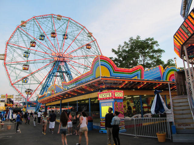 Astroland Bumper Cars at Deno's Wonder Wheel Astroland Bumper Cars at Deno's Wonder Wheel