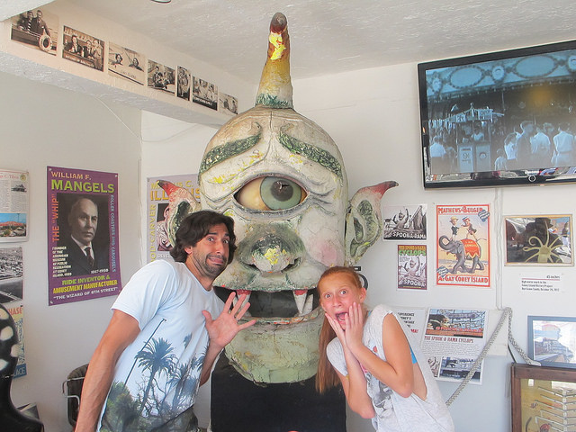 The Spook-A-Rama Cyclops at the Coney Island History Project