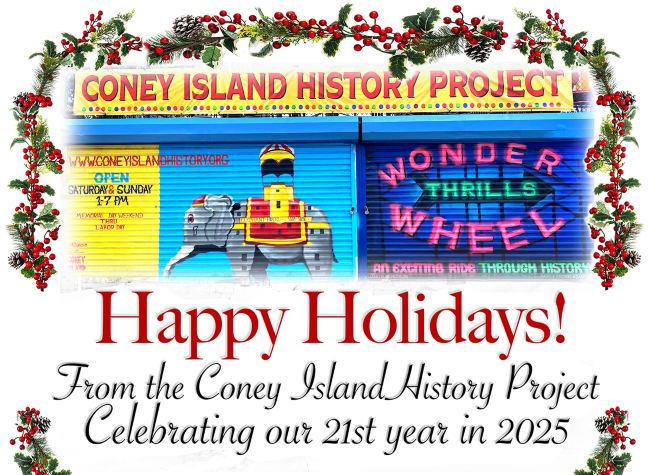 Happy Holidays from the Coney Island History Project