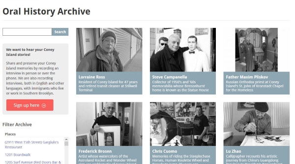 Coney Island History Project Oral History Archive Coney Island History Project Oral History Archive