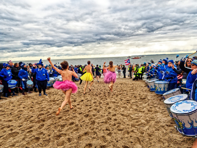 New Years Day Coney Island Polar Bear Plunge