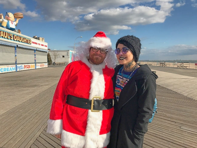 Santa on the Boardwalk