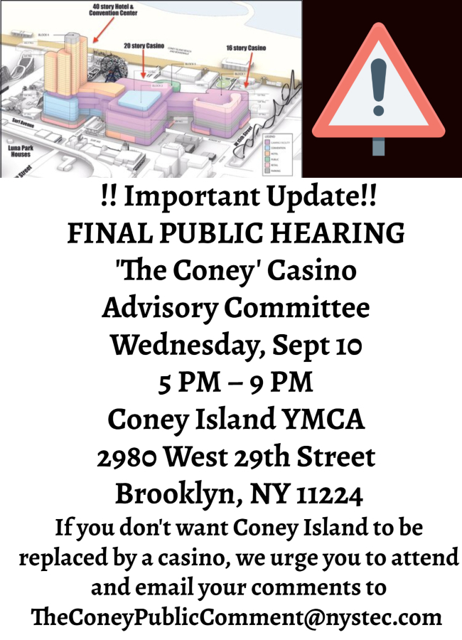 September 10 Public Hearing September 10 Public Hearing