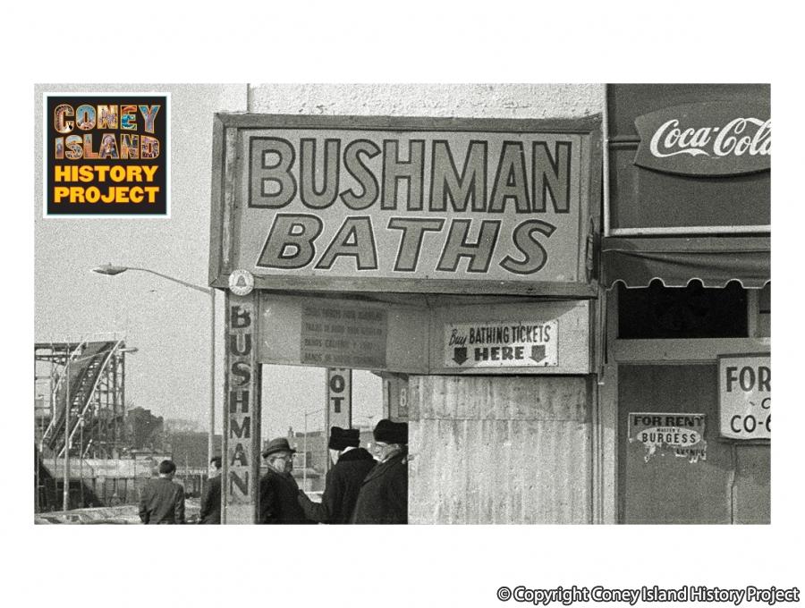 Bushman Baths. Coney Island History Project Collection.