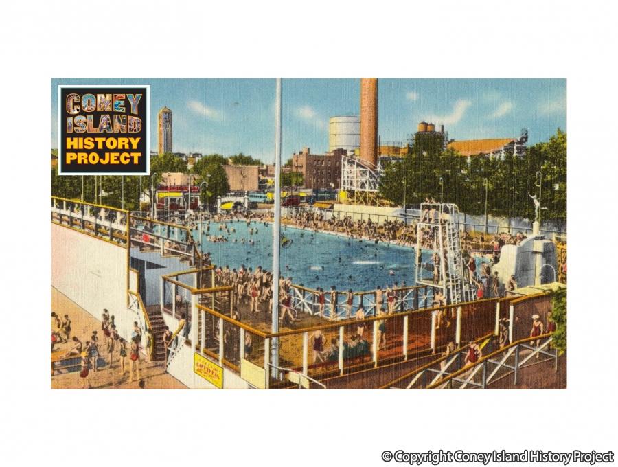 Ravenhall Pool. Coney Island History Project Collection.