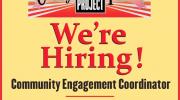 We're hiring a Community Engagement Coordinator!